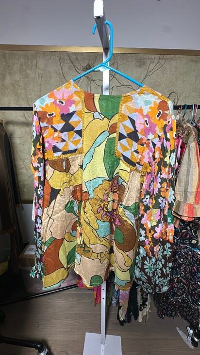 Bl^nk London Tops - Bl^nk London Miranda Floral Peasant Blouse 2XL